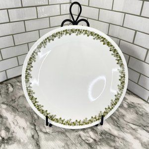 Vintage Replacement Corelle Spring Blossom Green Crazy Daisy Dinner Plate 10"
